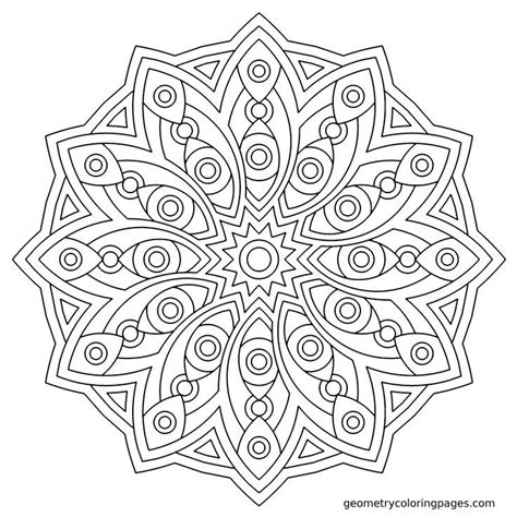 spiritual mandalas  color bing images geometric coloring pages