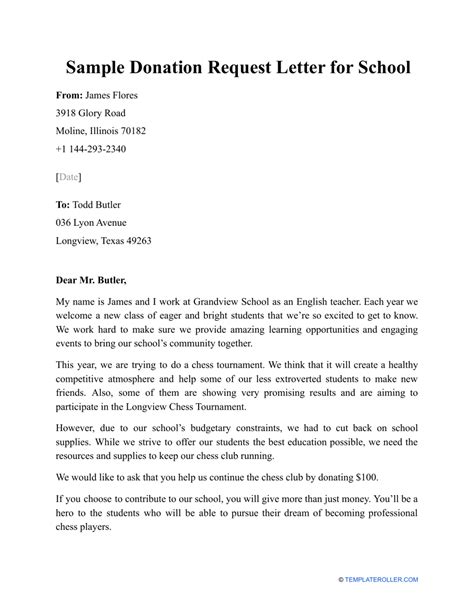 breathtaking info  sample donation request letter  school