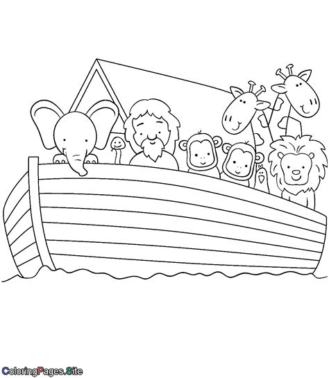 noahs ark  coloring page coloring pages
