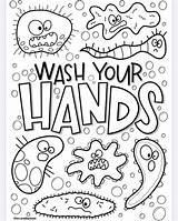 Coloring Hand Pages Kids Washing Hands Printable Wash Sheets Instagram Easy Colouring Fox Simple Books Cute Adult Baby sketch template