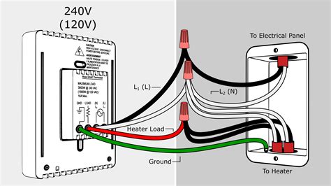 electronic thermostat circuit diagram