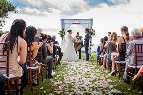 aisle shot  outdoor wedding ceremony