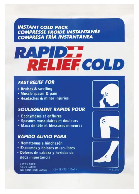 rapid relief instant cold pack