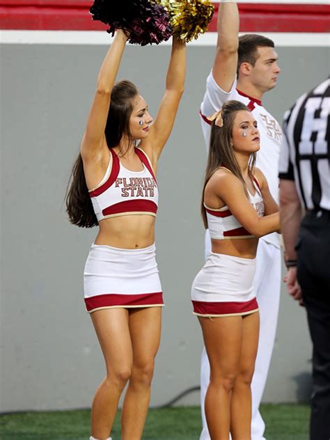 Fsu Cheerleaders Courtesy Of Tallahassee Democrat Fan Cam Sexy