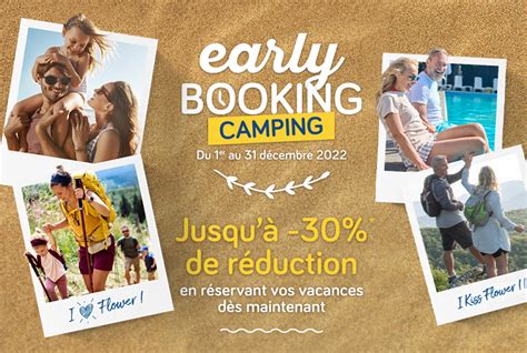 flower campings offre speciale early booking jusqua  de reduction odalys groupe