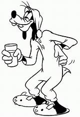 Goofy Disney Pateta Colorir Coloriage Dingo Ausmalbilder Kleurplaat Kleurprentje Pintarcolorear Pajama Elige Anúncios Printen Voila Jogos Dormir Preparando sketch template