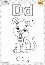 Coloring Pages Alphabet Tracing Preschool Worksheets Points Kids Printables Dog Letter Abc Color Toddlers Kindergarten Print Activities Letters Toddler Bontontv sketch template