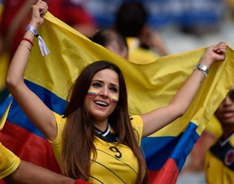 Colombian Fan World Cup Football Cheerleaders Hot