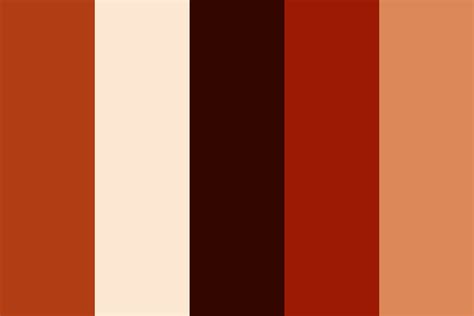 red panda color palette