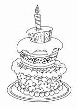 Taart Kleurplaat Kleurplaten Verjaardag Taarten Kaarsen Voor Tort Afbeeldingsresultaat Urodzinowy Kolorowanka sketch template