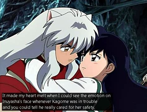 true so cute he truly cares for her and its heartwarming kagome inuyasha inuyasha