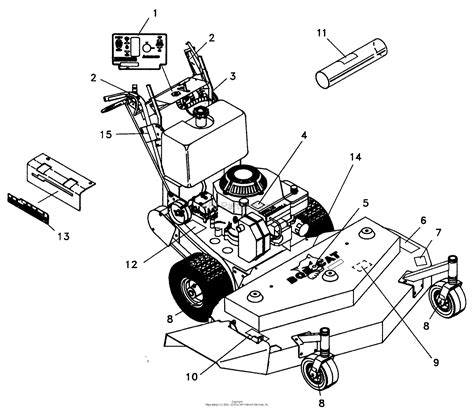 bobcat walk  mower parts diagram  reviewmotorsco
