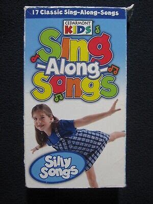 cedarmont kids sing  silly songs vhs vhs tape  ebay