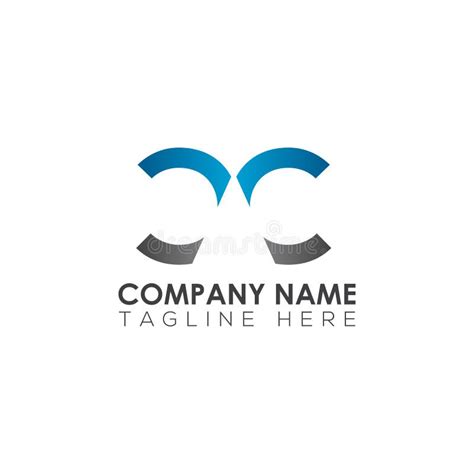 initial cc letter logo  creative modern business typography vector template creative