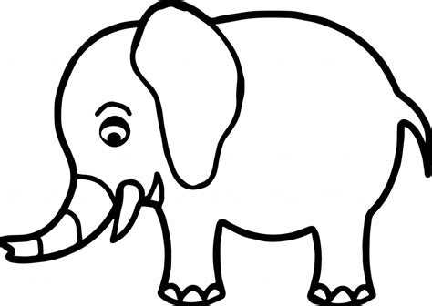 sweety elephant coloring page wecoloringpagecom