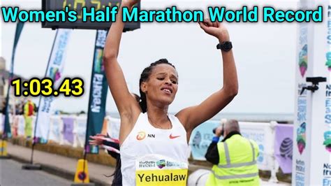 Womens Half Marathon World Record By Yahualaw Antrim Coast Half