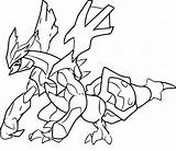 Kyurem Pokemon Legendaire Coloriage élégant Imprimer sketch template