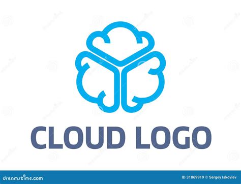 cloud logo royalty  stock images image