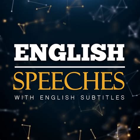 english speeches youtube