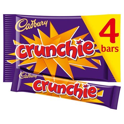 cadbury crunchie bars 4 pack 128g tesco groceries