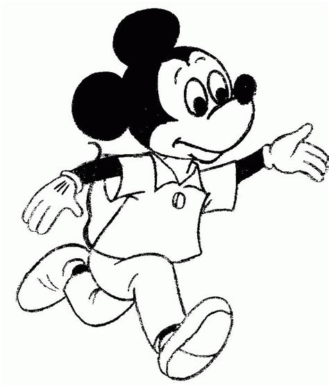 mickey mouse coloring pages kids coloring home