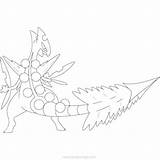 Sceptile Xcolorings Steelix Lineart sketch template