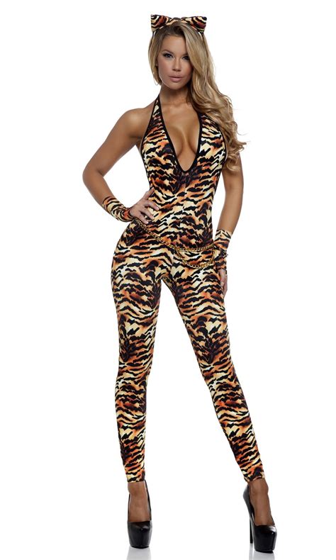adult tantalizing tigress woman catsuit costume 63 99 the costume land