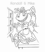 Coloring Monsters Inc Pages Randall Mike Character sketch template