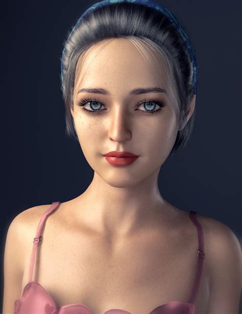 xiaofang character and hair for genesis 8 female s daz 3d