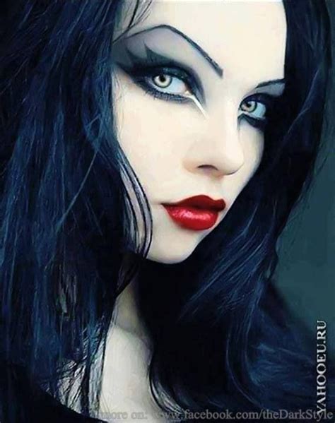 ~gothic art witchy woman very exciting gothic makeup vampire makeup halloween makeup