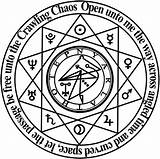 Summoning Occult Lovecraft Nyarlathotep Cthulhu Summon Eldritch Magick Goetia Satanic Circles Lovecraftian Mostel Alchemy Solomon Aleister Crowley Witchcraft sketch template