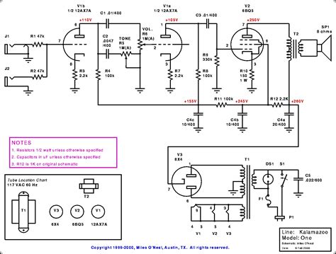 pin  robert landis  design concepts valve amplifier diy guitar amp electronic circuit