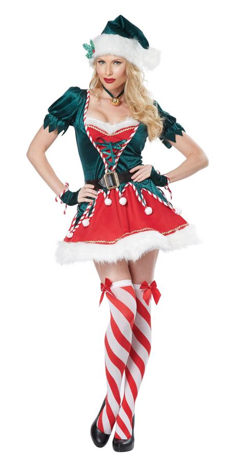 santa s sexy elf helper christmas adult costume size