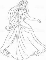 Prinzessin sketch template