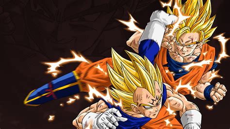 goku vegeta wallpaper dragon ball  wallpaper  fanpop