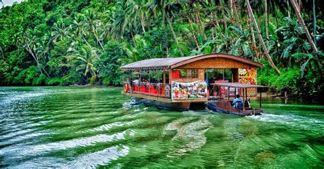 sailing holidays   river loboc bohol philippines  world  tourism