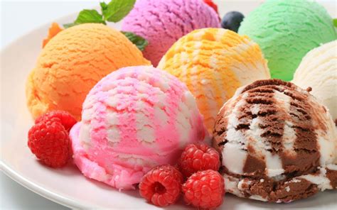 delicious fruit ice cream in a hot summer day hd wallpaper