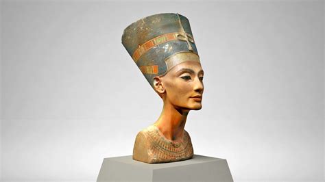 egyptian queen nefertiti 3d model cgtrader