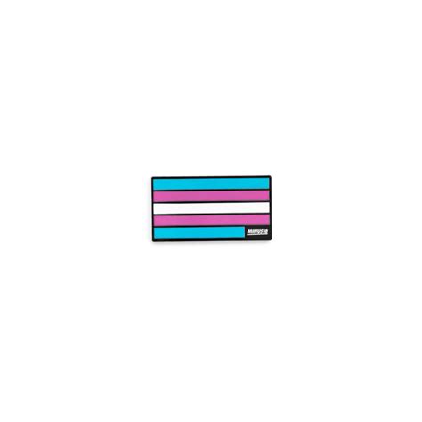 Trans Pride Flag Enamel Pin Minus18