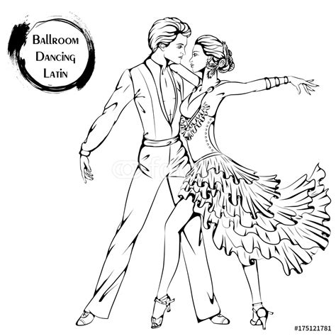 Ballroom Dancing Coloring Pages Sketch Coloring Page My Xxx Hot Girl