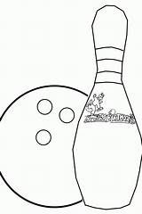Coloring Bowling Clipart Cliparts Library Pages Clip Printable Popular sketch template