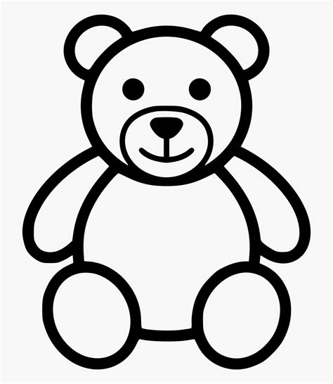 teddy bear outline clip art black teddy bear clip art  popular png
