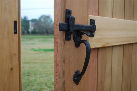 double sided gate double thumb latch