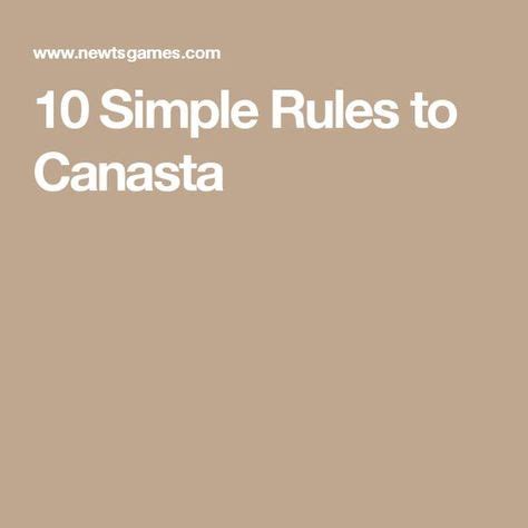 simple rules  canasta  images canasta card game canasta
