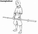 Avatar Aang Drawing Draw Cartoons Airbender Last Outline Cartoon Tutorial Drawingforall Tutorials Zuko Aan Lessons Posted Stepan Ayvazyan Step Kids sketch template