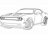 Dodge Coloring Challenger Hellcat Pages 1939 Pickup Printable sketch template