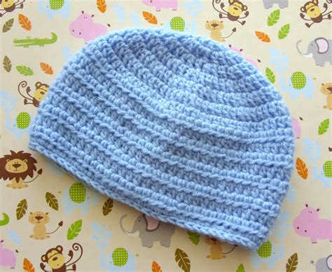 baby boy crochet hat patterns  beginners mecrochetcom