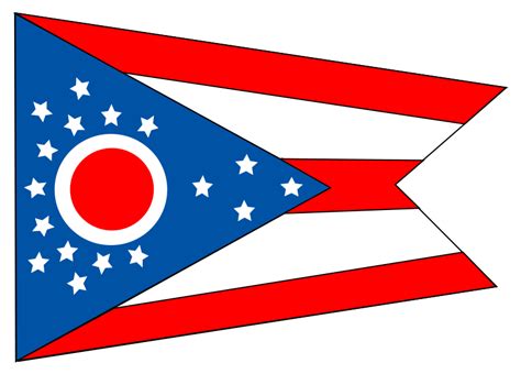 clipart flag   state  ohio anonymous