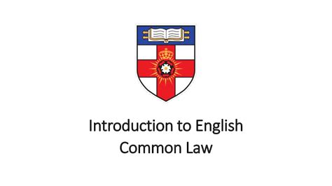 introduction  english common law