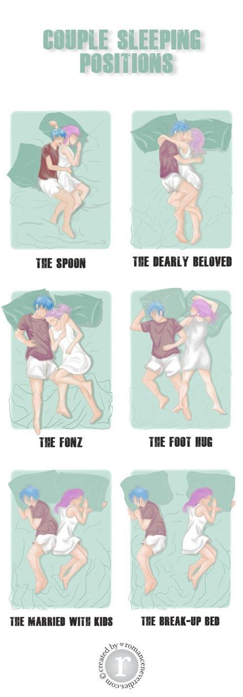the best and worst sleeping positions for couples with images